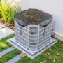 VEVOR Air Conditioner Cover for Outside Units, 910 x 910 mm Central AC Cover for Air Conditioning Unit, Top Universal Mesh Defen