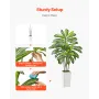 VEVOR kunstigt Dracaena træ 1524 mm, falske palme tropiske planter med hvid høj plantekasse, kunstig gulv silkeplante i potte,