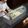 kommerciel madvarmer, 1500 W elektrisk dampvarmer i rustfrit