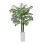 Artificial Areca Palm Tree 1829 mm, Fake Palm Tropical Plants with White Tall Planter, Faux Floor Silk Plant in Pot, Large Trees