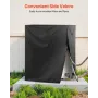 Air Conditioner Cover, 610 x 610 x 762 mm Ac Cover for Air Conditioning Unit, Three-Layer, Waterproof Polyester Fabric, Mesh Ven