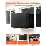 VEVOR Air Conditioner Cover, 530 x 400 x 380 mm Ac Cover for Air Conditioning Unit, Double-Layer, Waterproof Polyester Fabric, A