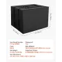 Air Conditioner Cover, 530 x 400 x 380 mm Ac Cover for Air Conditioning Unit, Double-Layer, Waterproof Polyester Fabric, Adjusta