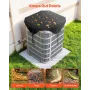 klimaanlægsdæksel til udvendige enheder, 710 x 710 mm centralt