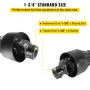 PTO-aksel PTO-drivaksel 1-3/8" x 6 spline-ender rund ende T4