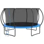 14FT trampolin, 450 lbs trampolin med indkapslingsnet, stige og
