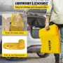 Flood Barrier, 732 × 25.4 × 15.3 cm, Reusable PVC Water Diversion Tubes, Lightweight Hydro Barrier with Excellent Waterproof Eff