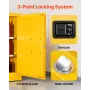 VEVOR Flammable Cabinet, 59 x 46 x 90 cm, 13 Gallon Flammable Storage Cabinet with Adjustable Shelf, Cold-Rolled and Galvanized 