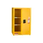 Flammable Cabinet, 59 x 46 x 90 cm, 13 Gallon Flammable Storage Cabinet with Adjustable Shelf, Cold-Rolled and Galvanized Steel 