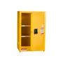 Flammable Cabinet, 59 x 46 x 90 cm, 13 Gallon Flammable Storage Cabinet with Adjustable Shelf, Cold-Rolled and Galvanized Steel 