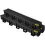 VEVOR Drainage Trench Driveway Channel Drain Kit Plastic Grate-5.8