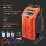 Fully Automatic Refrigerant Recovery Machine - Dual Cylinder AC Recovery Machine Kit Built in Compressor/Electronic Scale/Filter