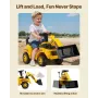 Ride On Toddler Car, Ride on Excavator Car for Toddler 19 to 36 Months, Excavator Bulldozer Digger Toy with Under-seat Storage &