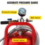 Pancake Air Compressor, 40L/8.8 Gallon Vertical Air Compressor Tank, 1HP 750W Portable Oilless Compressor, Ultra Quiet, 115PSI,