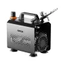 Airbrush Kit, 1/6 HP, Air Brush Kit with Air Compressor, 1 Dual-Action Professional Airbrush with 3 Tips, Hose, Acrylic Paint, B