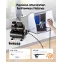 VEVOR Airbrush Kit, 1/6 HP, Air Brush Kit with Air Compressor and Tank, 3 Dual-Action Professional Airbrushes with 3 Tips, Hose,