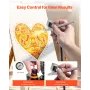Airbrush Kit, 1/6 HP, Air Brush Kit with Air Compressor and Tank, 3 Dual-Action Professional Airbrushes with 3 Tips, Hose, Acryl