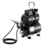 Airbrush Kit, 1/6 HP, Air Brush Kit med luftkompressor og tank