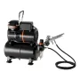 VEVOR Airbrush Kit, 1/6 HP, Air Brush Kit med luftkompressor og tank, 3 Dual-Action Professional Airbrushes med 3 spidser,