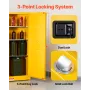 VEVOR Flammable Cabinet, 59 x 46 x 165.1 cm, 23 Gallon Flammable Storage Cabinet with Adjustable Shelf, Cold-Rolled and Galvaniz