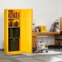 VEVOR Flammable Cabinet, 59 x 46 x 165.1 cm, 23 Gallon Flammable Storage Cabinet with Adjustable Shelf, Cold-Rolled and Galvaniz