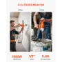 VEVOR Drill Mixer, 12.7mm Corded Electric Drill Mixer Set, 0-850RPM 3.2A Mixing Drills, Mixing Drills Machine with D-Handle for 