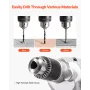 Drill Mixer, 12.7mm Corded Electric Drill Mixer Set, 0-850RPM 3.2A Mixing Drills, Mixing Drills Machine with D-Handle for Drilli
