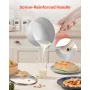 1.5 QT Saucepan, Nonstick Saucepan with Tempered Glass Lid, Multipurpose Cooking Sauce Pot with Detachable Handle, Sauce Pan Sma
