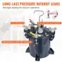 Spray Paint Pressure Pot Tank, 10L/2.5gal Air Paint Pressure Pot, Metal Rack & Leak Repair Sealant for Industry Home Decor Archi