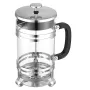VEVOR French Press kaffemaskine, 1 liter borosilikatglas kaffepresse temaskine med rustfrit stålfilter, stort glasfren