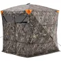 Hunting Blind, 4-5 Person See Through Ground Blinds with Carrying Bag, 270 Degree Portable Camouflage Tent, Durable Concealed Sh