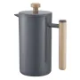 French Press kaffemaskine, 1 liter rustfrit stål kaffepresse