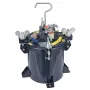 Spray Paint Pressure Pot Tank, 10L/2.5gal Air Paint Pressure Pot, Metal Rack & Leak Repair Sealant for Industry Home Decor Archi