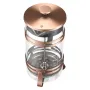 French Press Coffee Maker, 1 Liter Borosilicate Glass Coffee Press Tea Maker with Stainless Steel Filter, Large Glass French Pre
