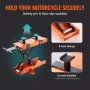 Motorcykel lift saks Jack Stand 1100 lb med Saddle ATV Lift
