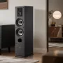 Passive Floorstanding Speaker, 3-Way, Floor-Standing Tower Speaker with 19.05 mm&25.4 mm Tweeter, Dual 133.35 mm Woofers, 145W P