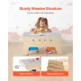 Kids Vendbart aktivitetsbord i træ, Multi-Purpose