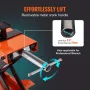 Motorcykel lift saks Jack Stand 1100 lb med Saddle ATV Lift