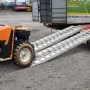VEVOR Loading Ramps, 2 Pcs 2400 x 380 mm, Durable Aluminum and Heavy-Duty Trailer Ramp Set with Anti-Slip Plates, 2721.6 kg Comb