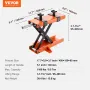 Motorcykel lift saks Jack Stand 1100 lb med Saddle ATV Lift