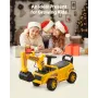 VEVOR Ride On Toddler Car, Push Car for Toddler 19 til 36 Måneder, Gravemaskine Digger Legetøj med hjelm og musik, 25 kg