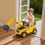 VEVOR Ride On Toddler Car, Push Car for Toddler 19 to 36 Months, Excavator Digger Toy with Helmet & Music, 25 kg Load Capacity, 