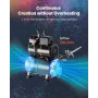 VEVOR Airbrush Kit, 1/6 HP, Air Brush Kit with Air Compressor and Tank, 1 Dual-Action Professional Airbrush with 1 Tip, Hose, Ac