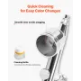 Airbrush Kit, 1/6 HP, Air Brush Kit with Air Compressor and Tank, 1 Dual-Action Professional Airbrush with 1 Tip, Hose, Acrylic 