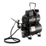 Airbrush Kit, 1/6 HP, Air Brush Kit med luftkompressor og tank