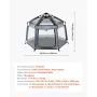 Baby Playpen, Pop Up Toddler Playpen with Canopy, Indoor & Outdoor Portable Play Yard for Babies Toddlers with UPF 50+ Sunshades