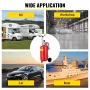 5 Gallon/22.7L Oil Extractor, Portable Air Pneumatic Waste Oil Garage Extractor Drain Draine Tank