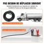 Brændstofoverførselspumpe, 12V DC 10 GPM 26,2 ft løft, bærbar