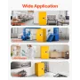 Flammable Cabinet, 96.4 x 86.4 x 165.1 cm, 65 Gallon Flammable Storage Cabinet with Adjustable Shelf, Cold-Rolled and Galvanized