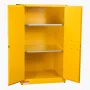 VEVOR Flammable Cabinet, 96.4 x 86.4 x 165.1 cm, 65 Gallon Flammable Storage Cabinet with Adjustable Shelf, Cold-Rolled and Galv